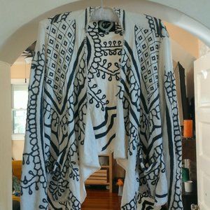 Johnny Was beautiful sweater coat